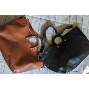 Bundle of 2 XL Crossbody Totes